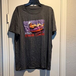 Alan Jackson Hotter Than a Hoochie Coochie Charcoal Heather Graphic T-Shirt 2X